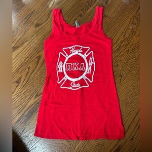 Vintage FSU red Pike tank